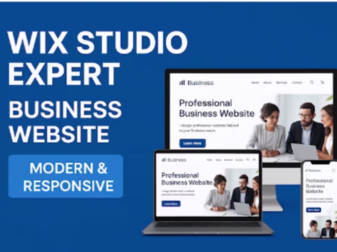 Cover image for wix studio expert custom responsive high converting website
