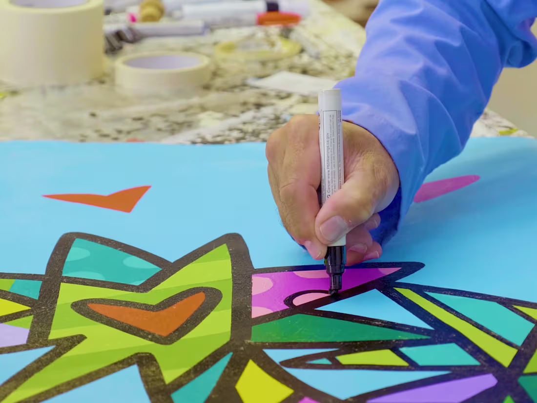 Cover image for BRITTO FINE ART PROCESS VIDEO