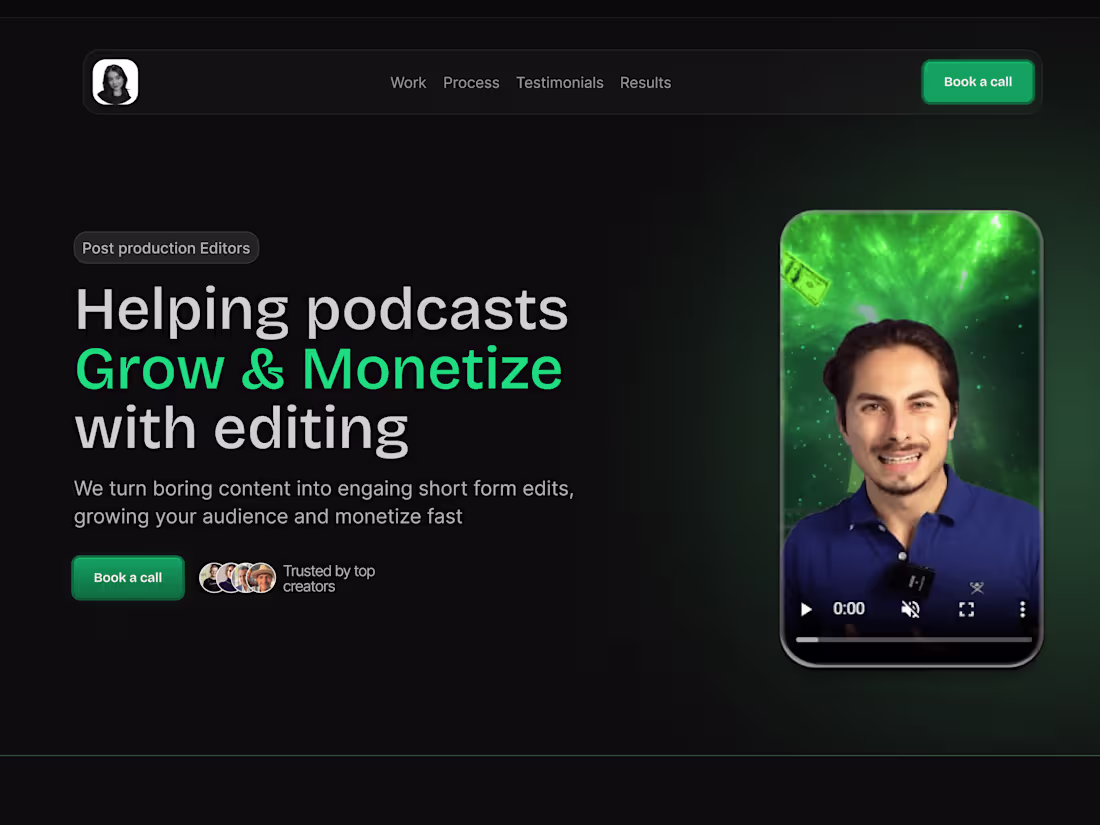 Cover image for Landing page(framer)