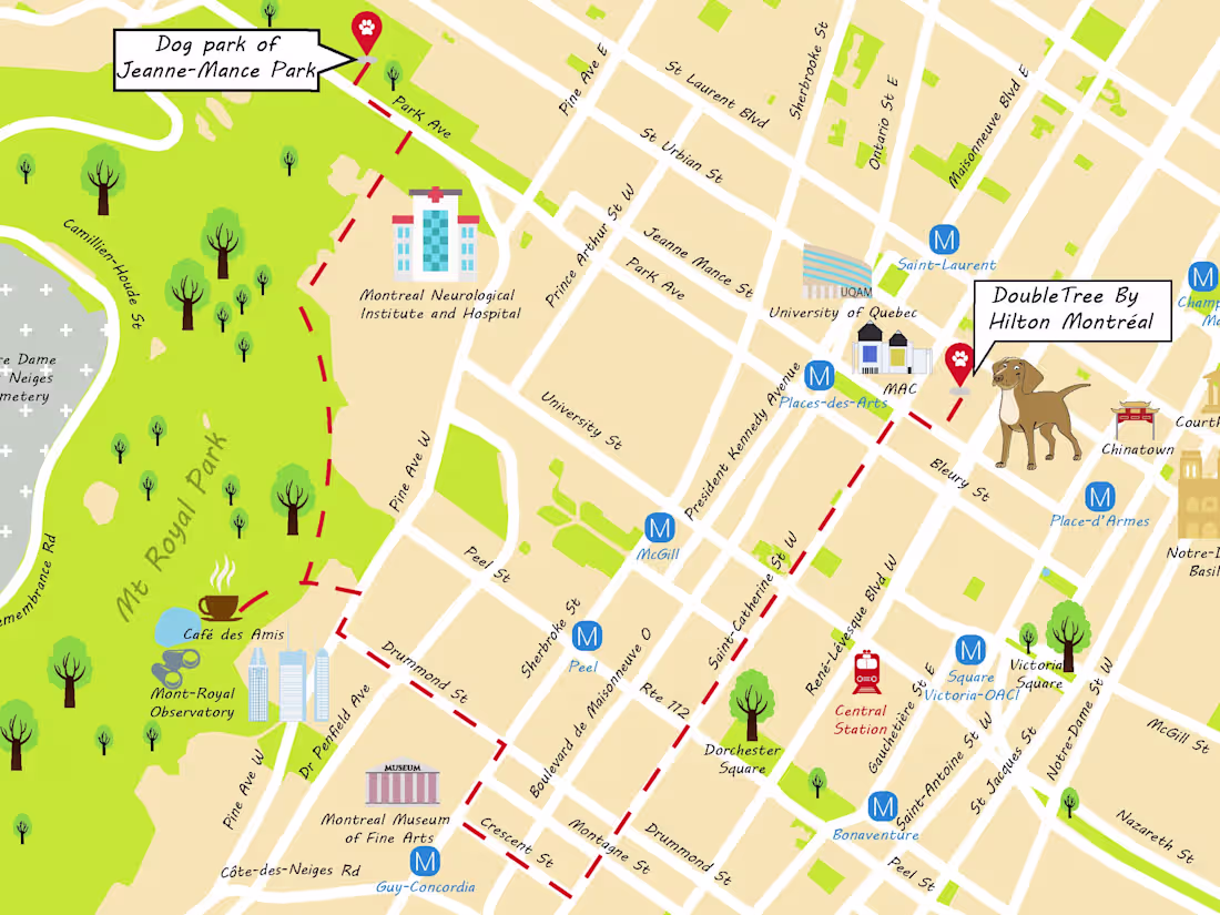 Cover image for Travel Map Illustration