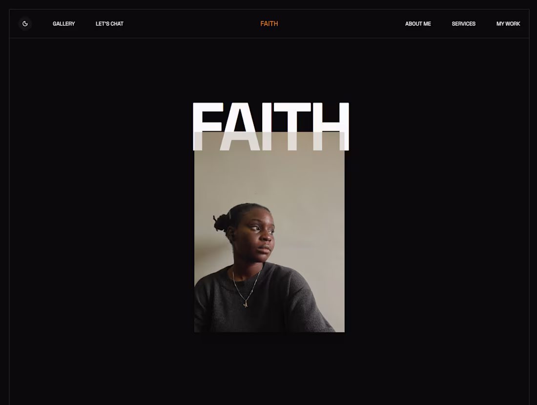 Cover image for This is Faith's portfolio.
