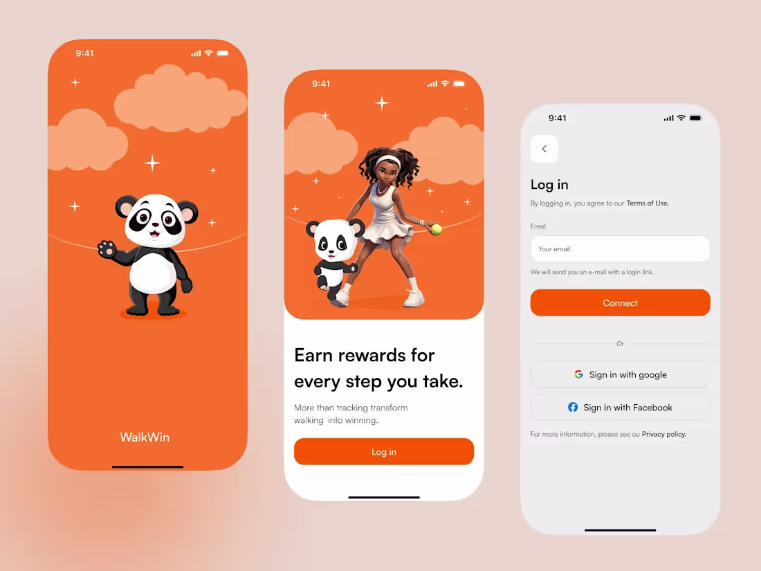 Cover image for Walk App - Login Page