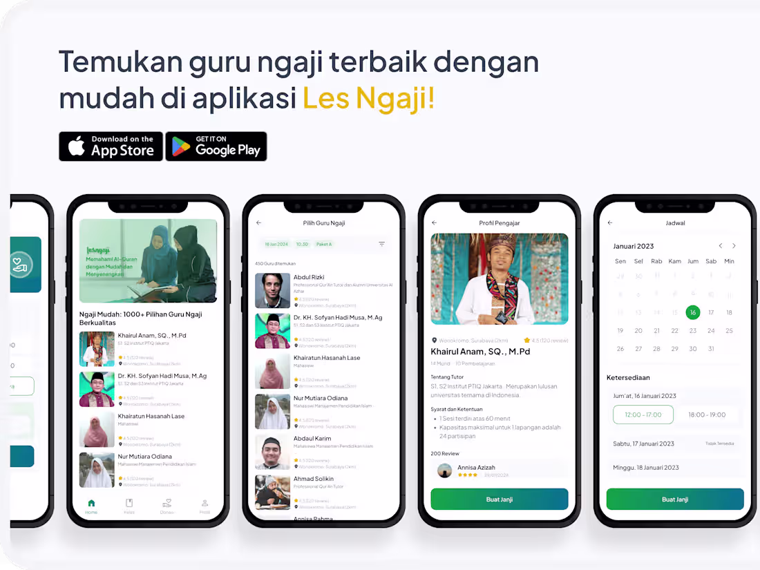 Cover image for Les Ngaji Mobile Apps