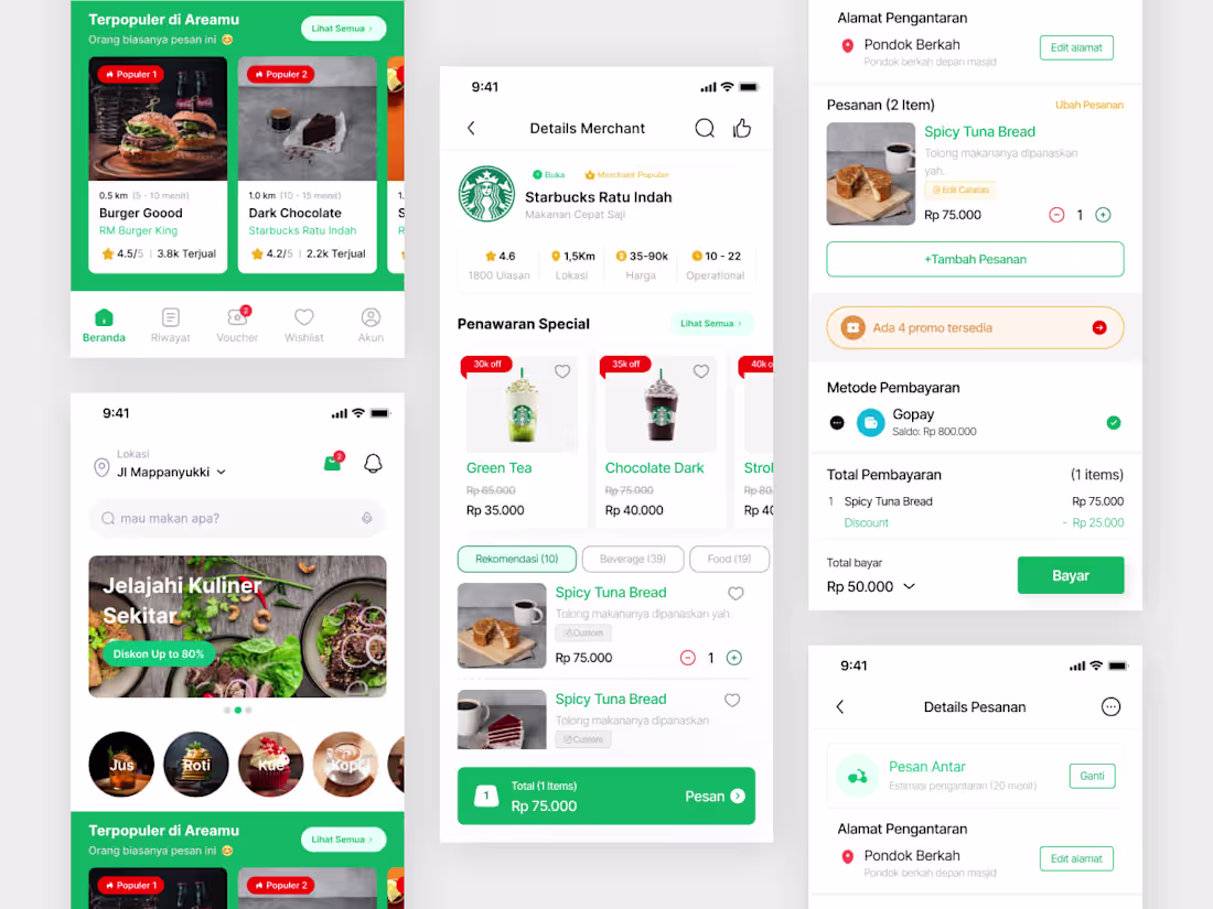 Cover image for UI/UX Design Mobile (Foody Apps)