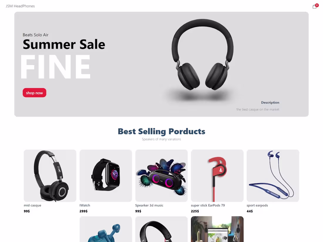 Cover image for Ecommerce Store