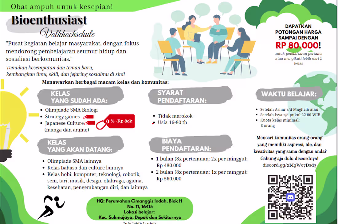 Cover image for Bioenthusiast Volkshochschule. For eradicating loneliness