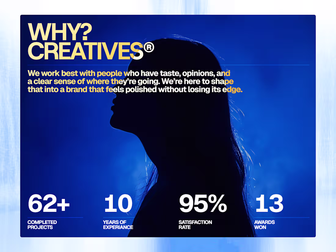 Cover image for Metrics section for a framer template.