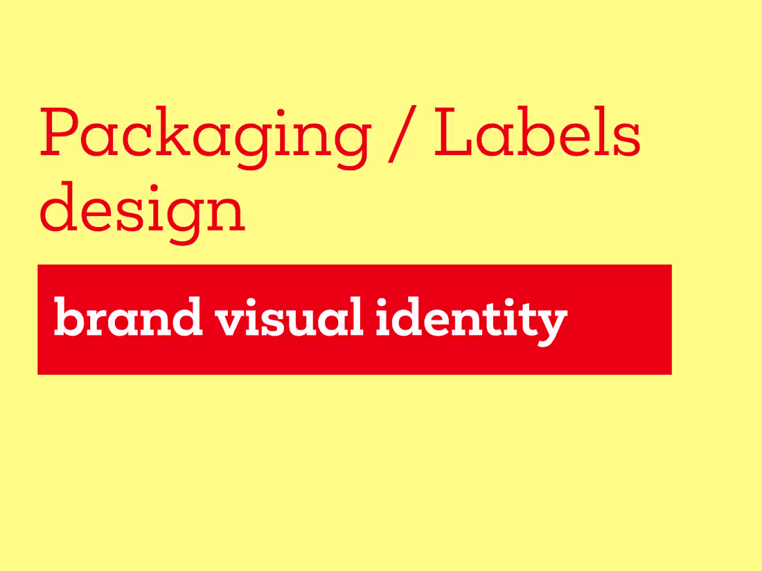 Cover image for Packaging / Labels design