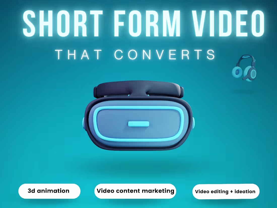 Cover image for short-form video/ reel content marketing for the WIN!