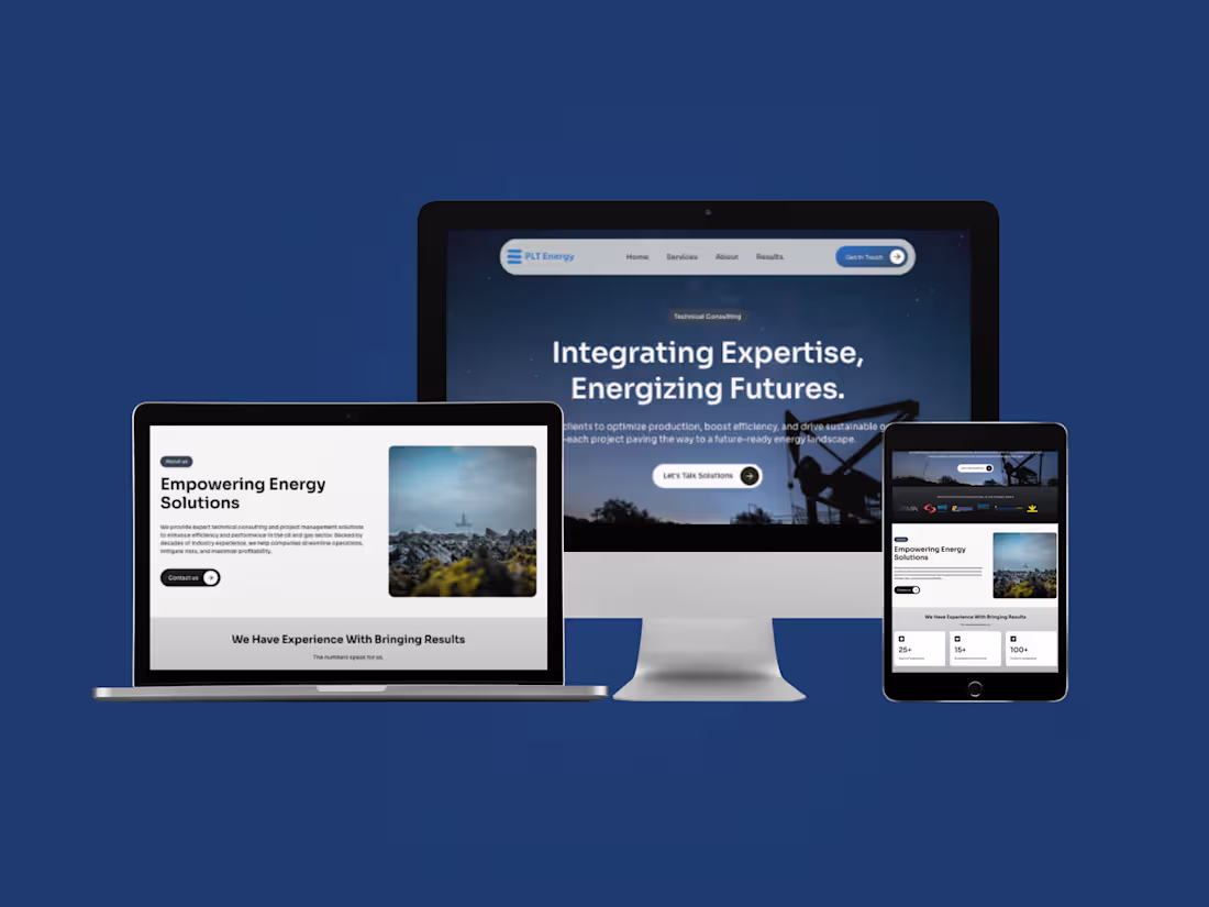 Cover image for PLT Energy Website Redesign