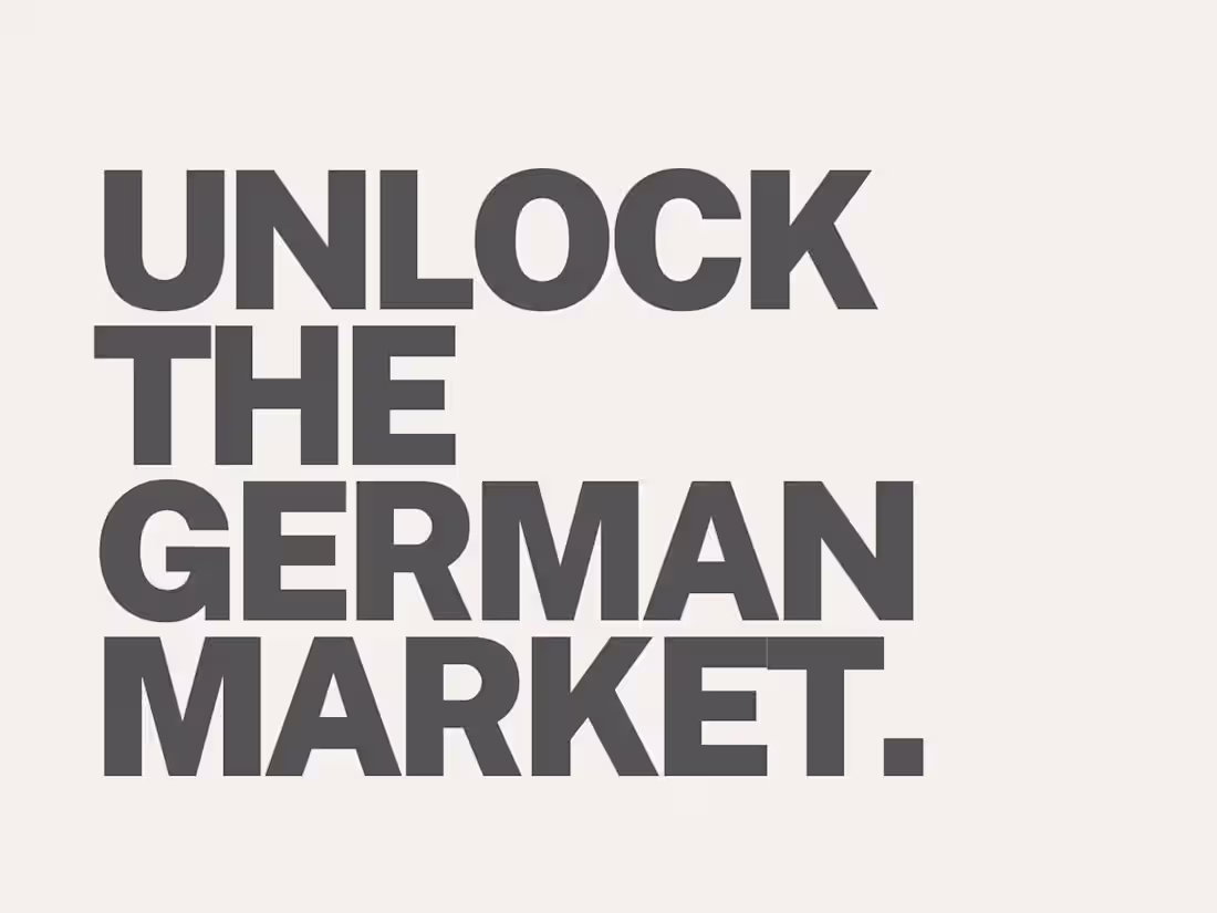 Cover image for English to German translations in copywriter quality