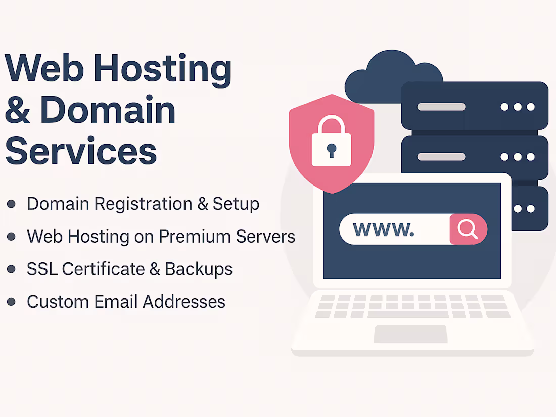 Cover image for Reliable Hosting & Domain Services – Fast. Secure. Hassle-Free.