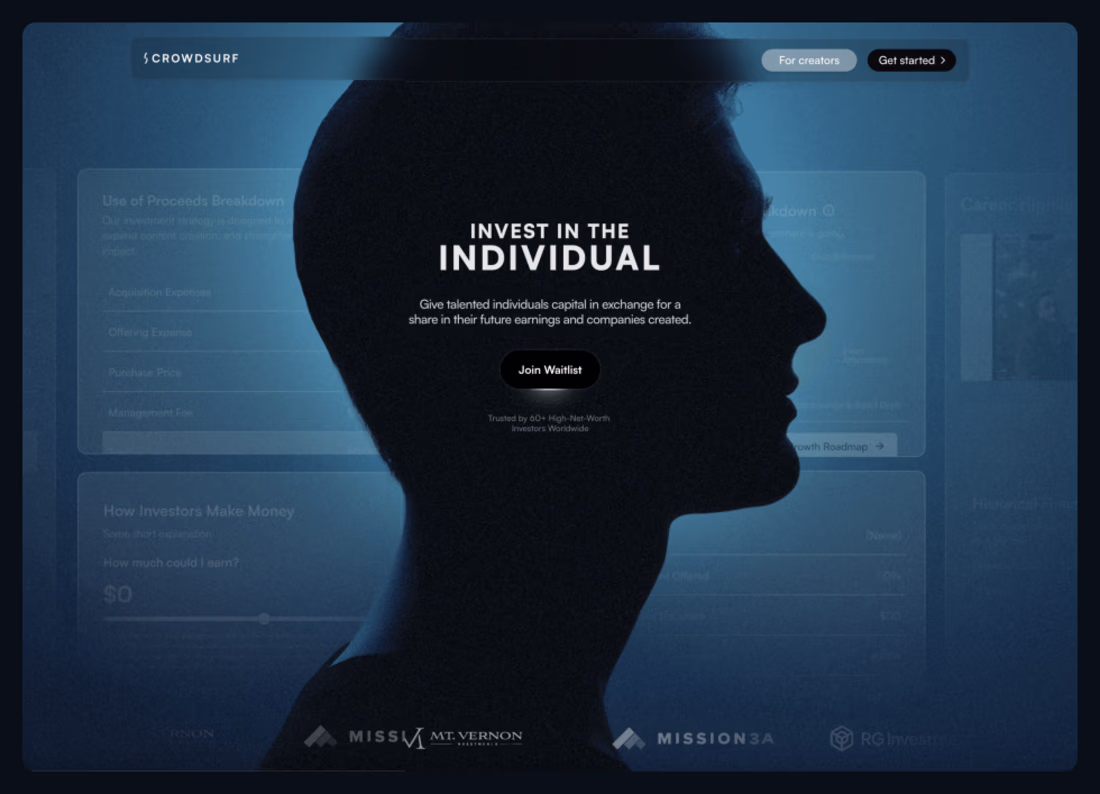 Cover image for Crowdsurf Landing Page Redesign