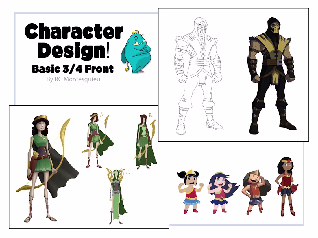 Cover image for Original Character Designs for your Animation, game, comic, etc!