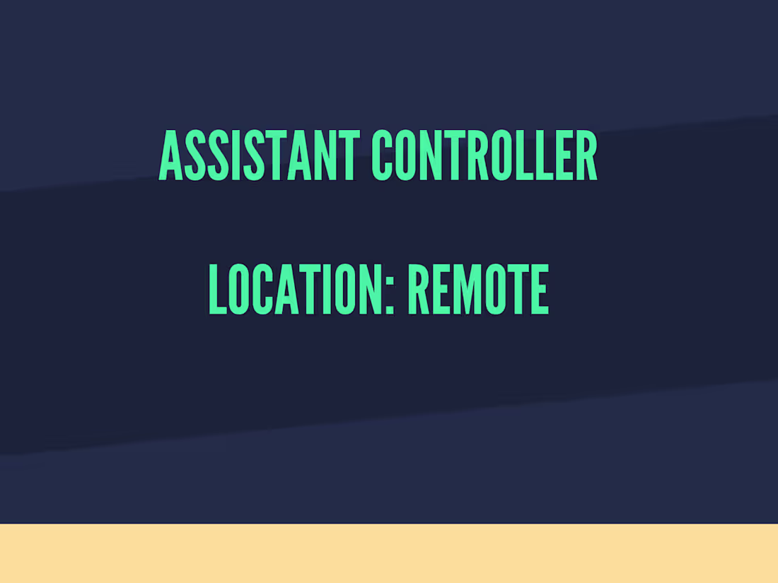 Cover image for Director Controller Job Description