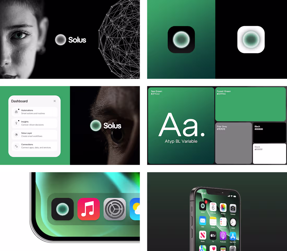 Cover image for Conceptual interface project for Solus OS, an intelligent sy...