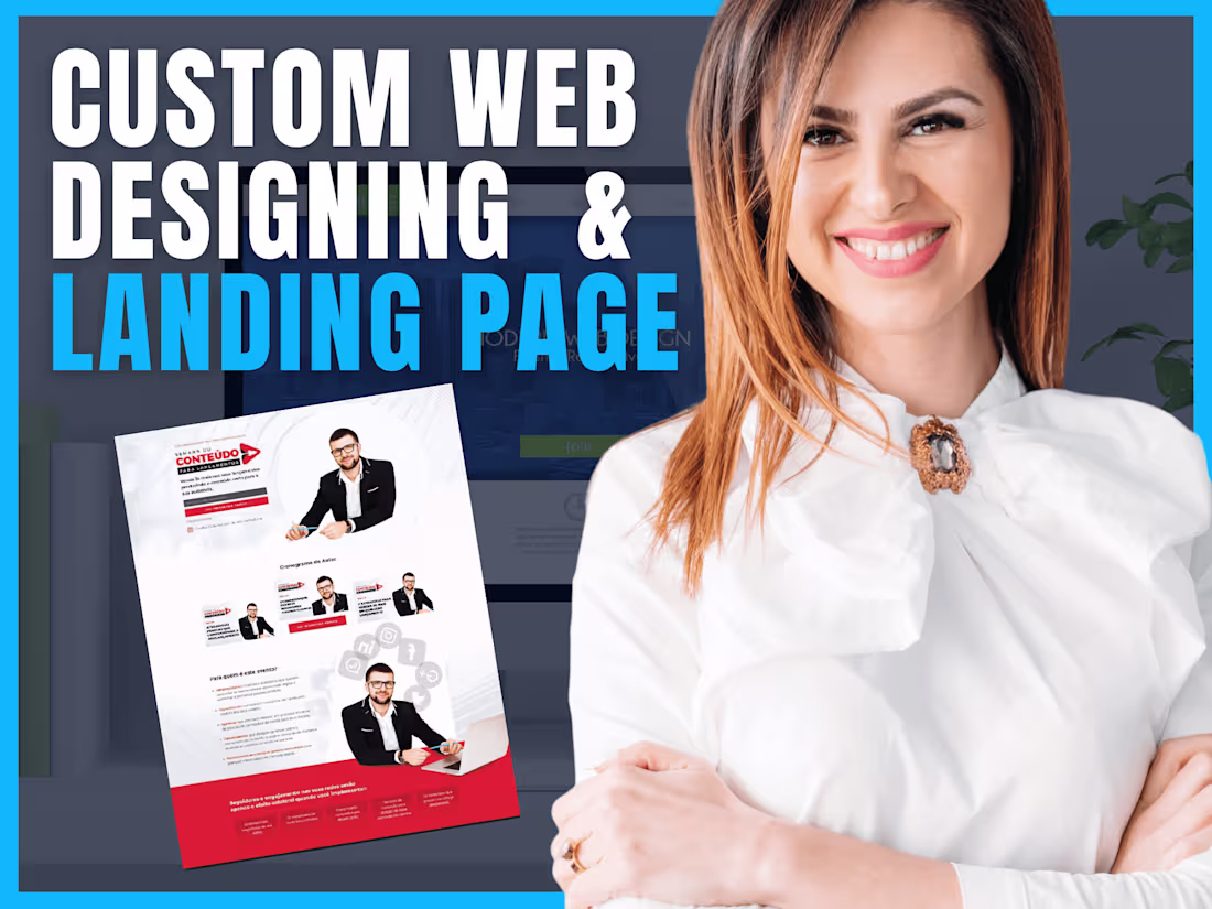 Cover image for I will design a professional business website or landing page