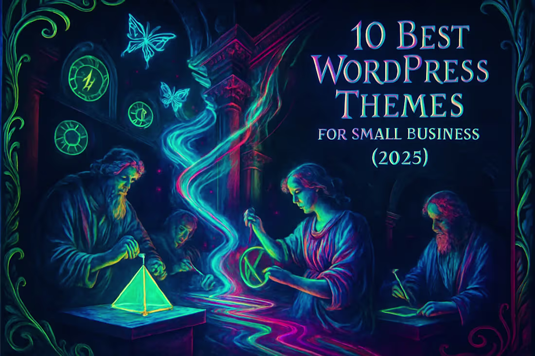 Cover image for 10 Best WordPress Themes for Small Business (2025): Fast, Mobile-Friendly & Easy to Use