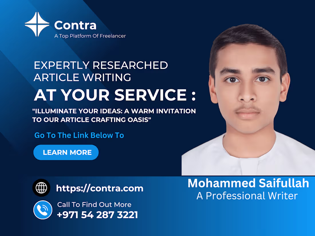 Cover image for Expertly Researched Article Writing