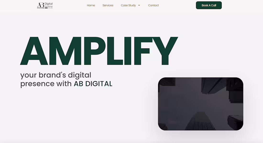 Cover image for Website Redesign for AB DIGITAL