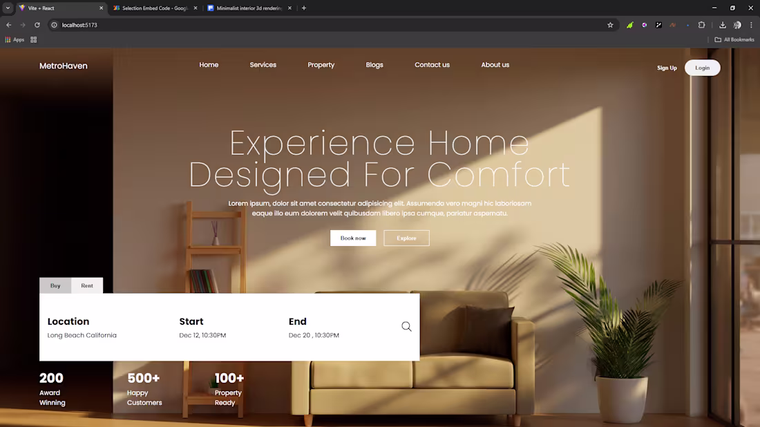 Cover image for Responsive Real Estate Website Development