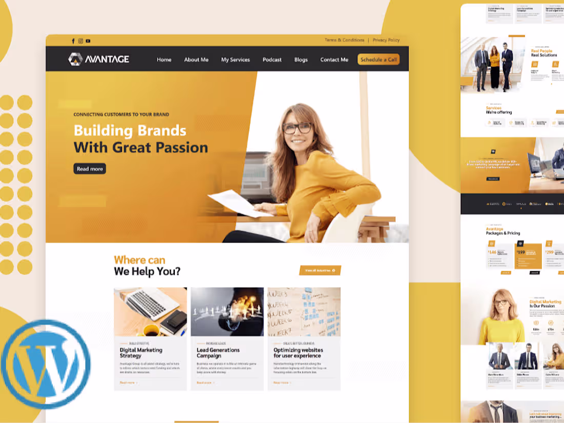 Cover image for Crafting Stunning WordPress Website Designs