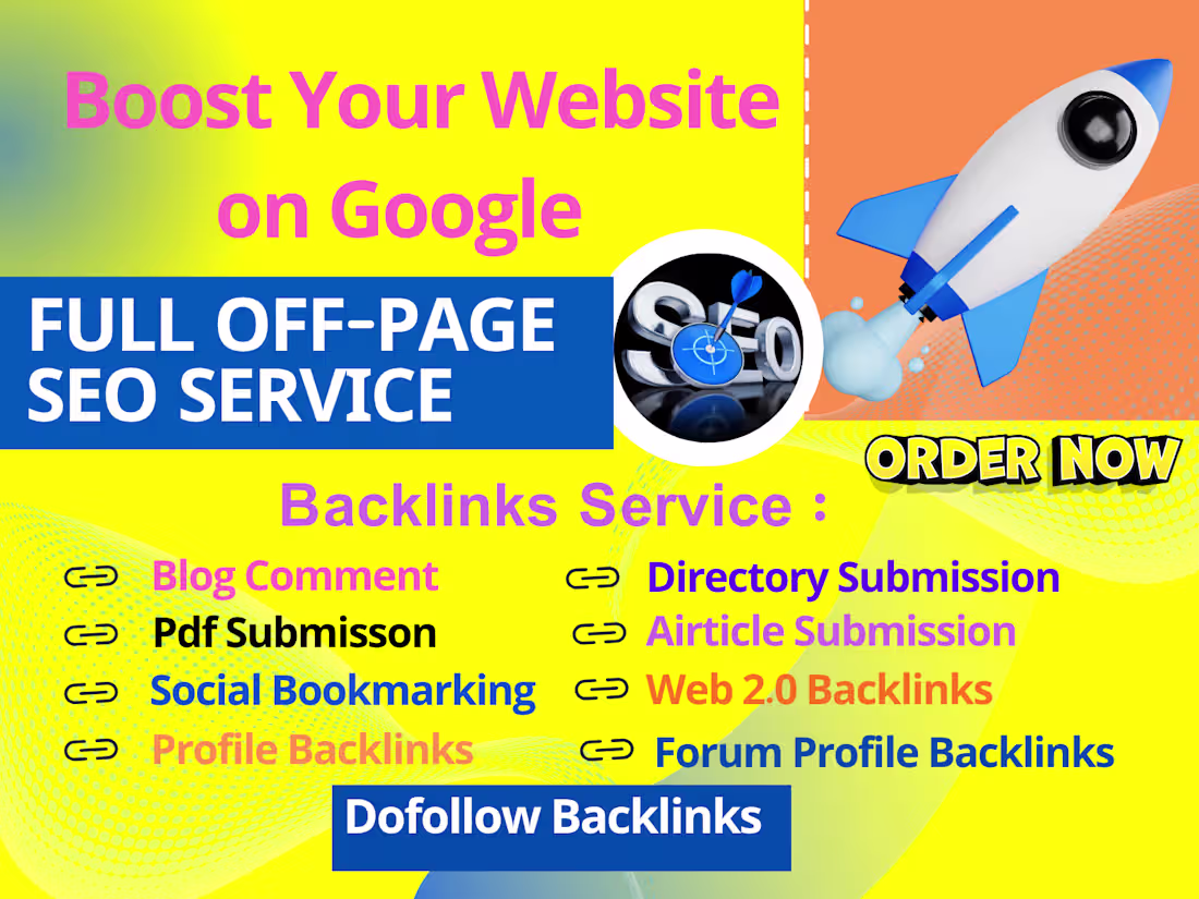 Cover image for High Quality Full Off-Page SEO Services