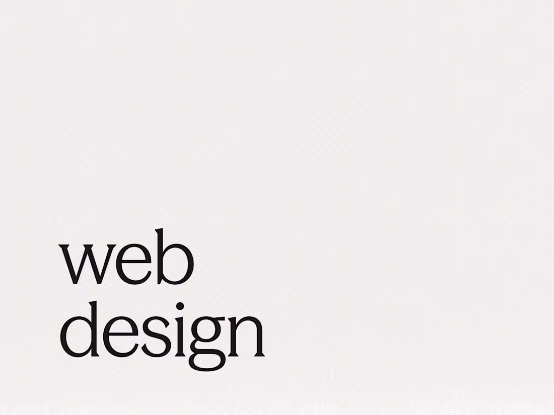 Cover image for Web Design that Works as Hard as You Do