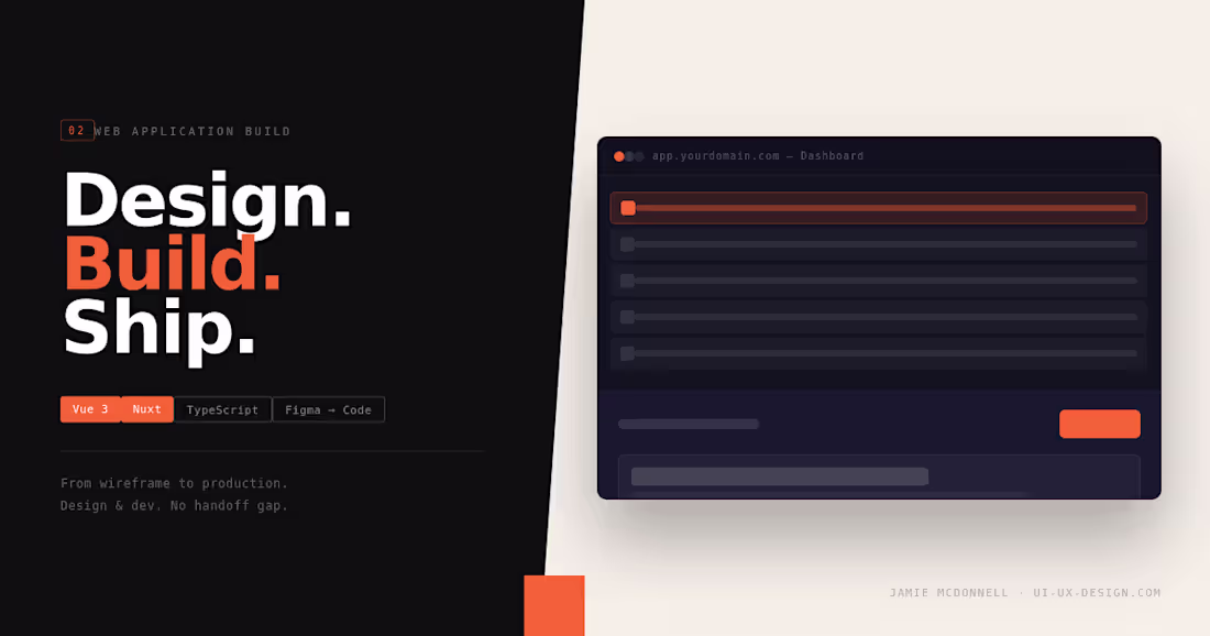 Cover image for Web Application Build (Vue/Typescript)