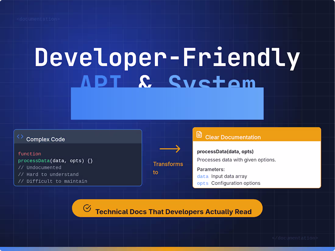 Cover image for Technical Docs That Developers Actually Read