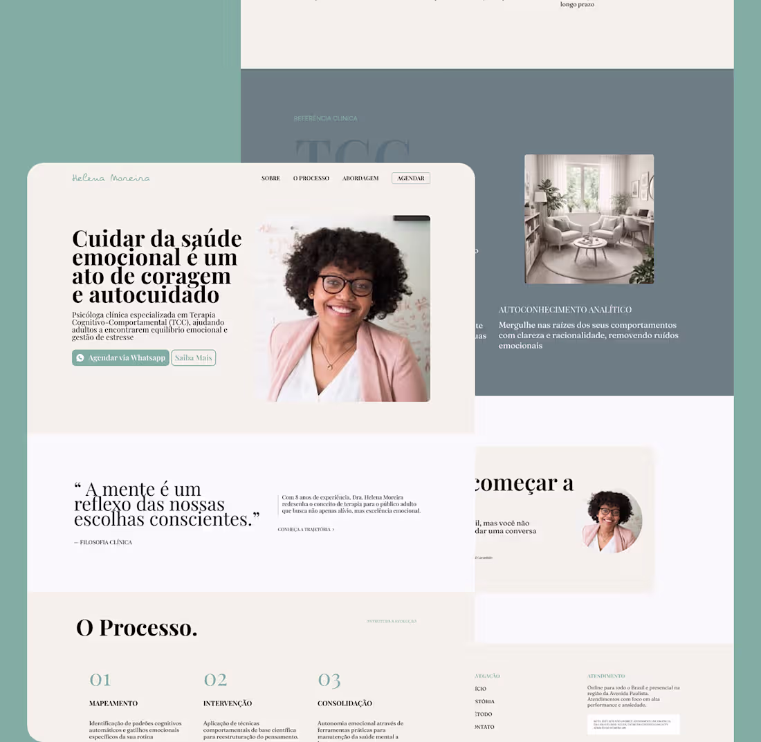 Cover image for Psychologist Website — Emotional Health & CBT