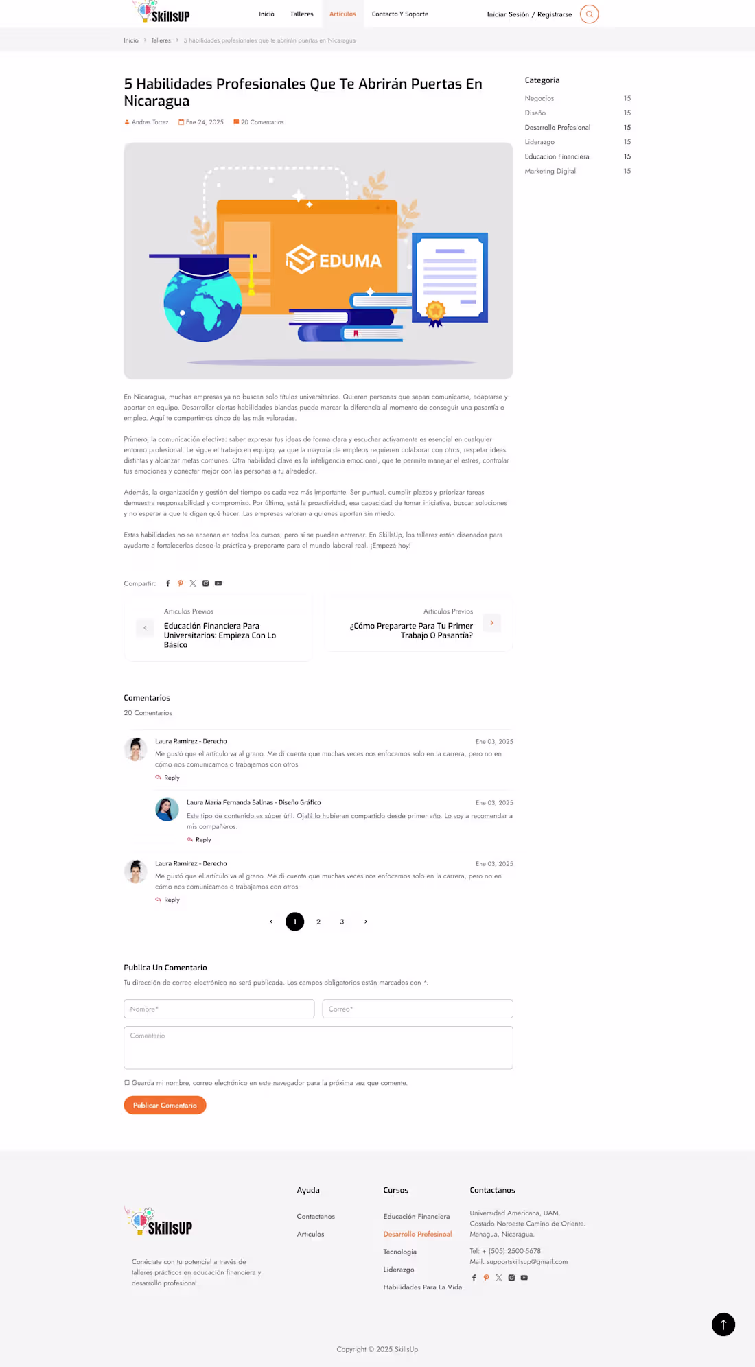 Cover image for SkillsUp Digital Platform Prototype Design