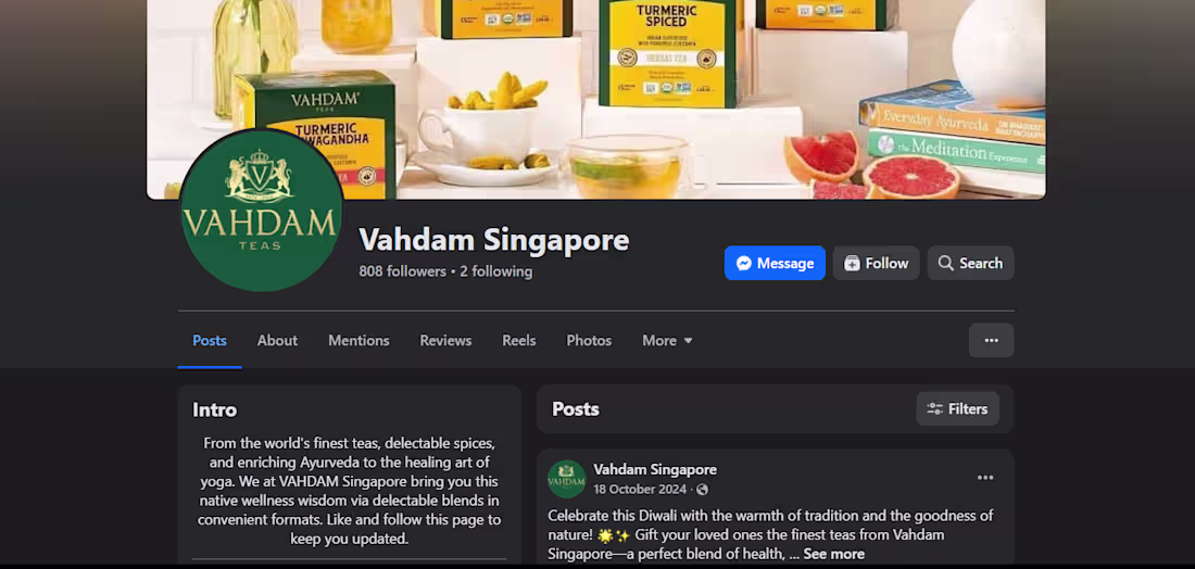 Cover image for Social Media Promotion of Organic Teas