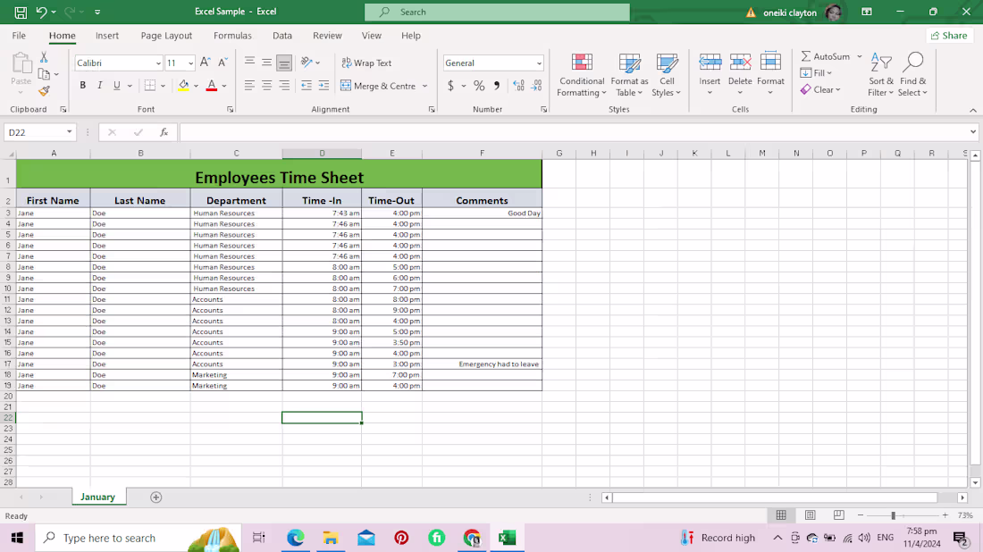 Cover image for Data Entry Samples 