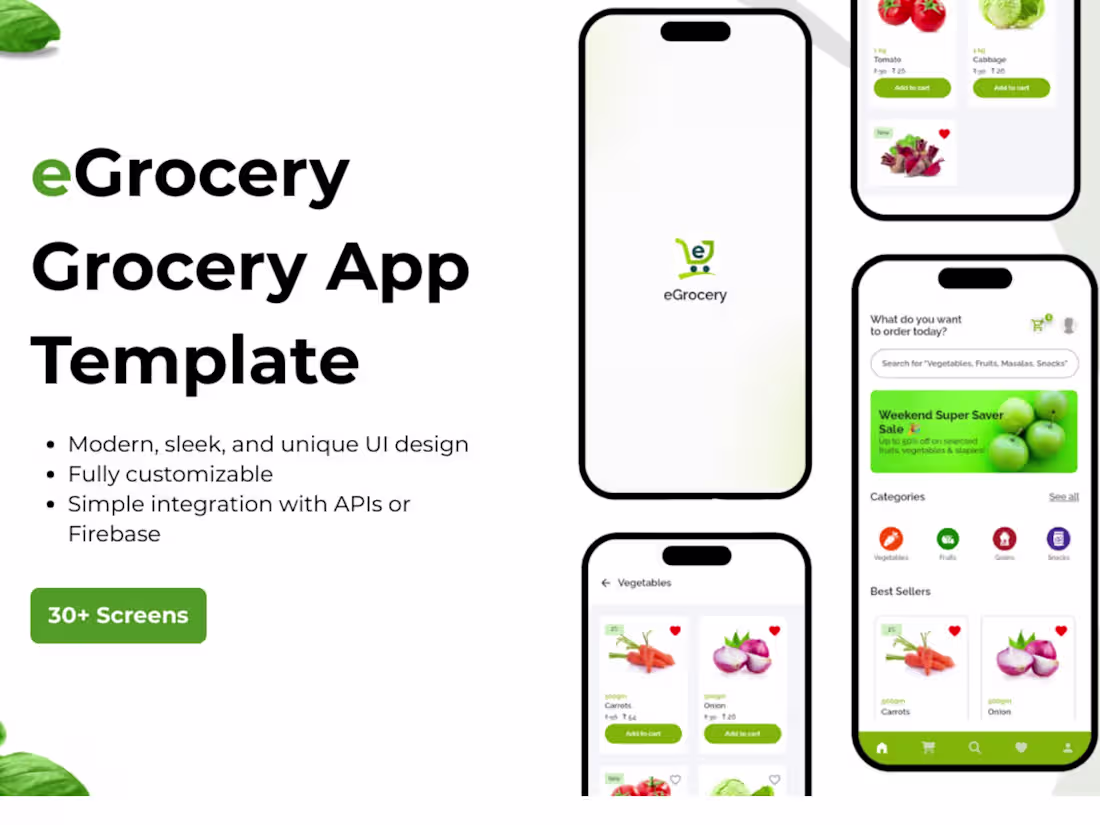 Cover image for Grocery Delivery App - Template App