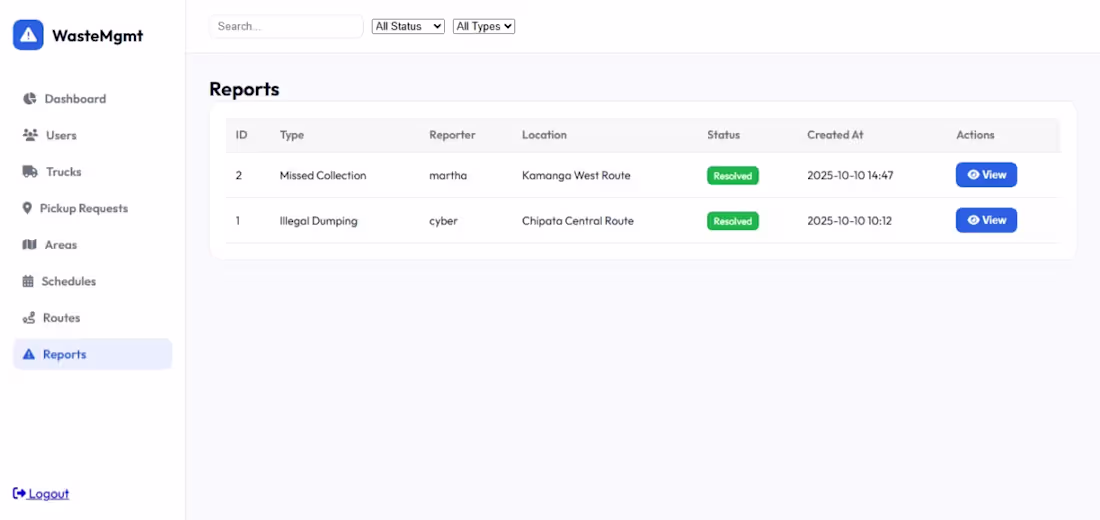 Cover image for trash pickups