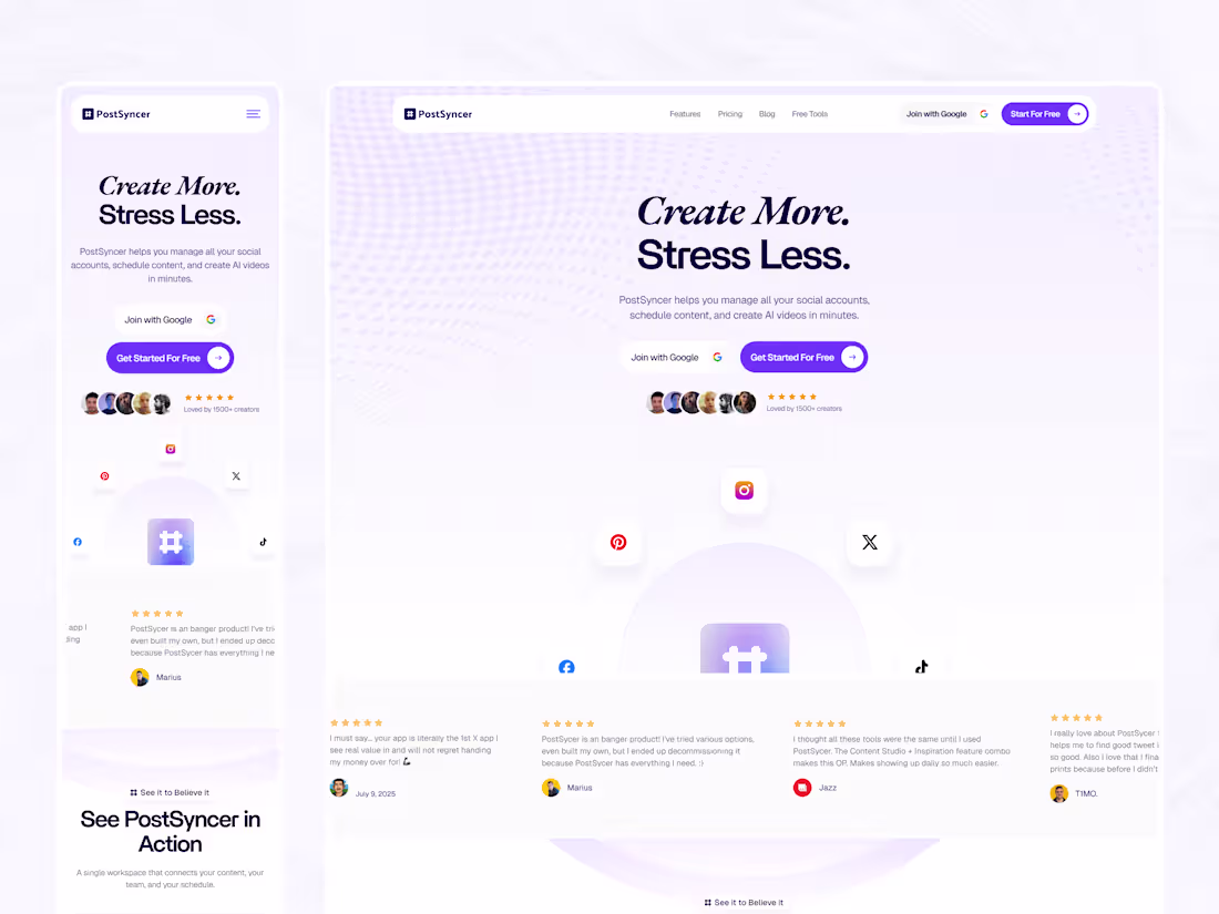 Cover image for PostSyncer Brand Messaging Revamp