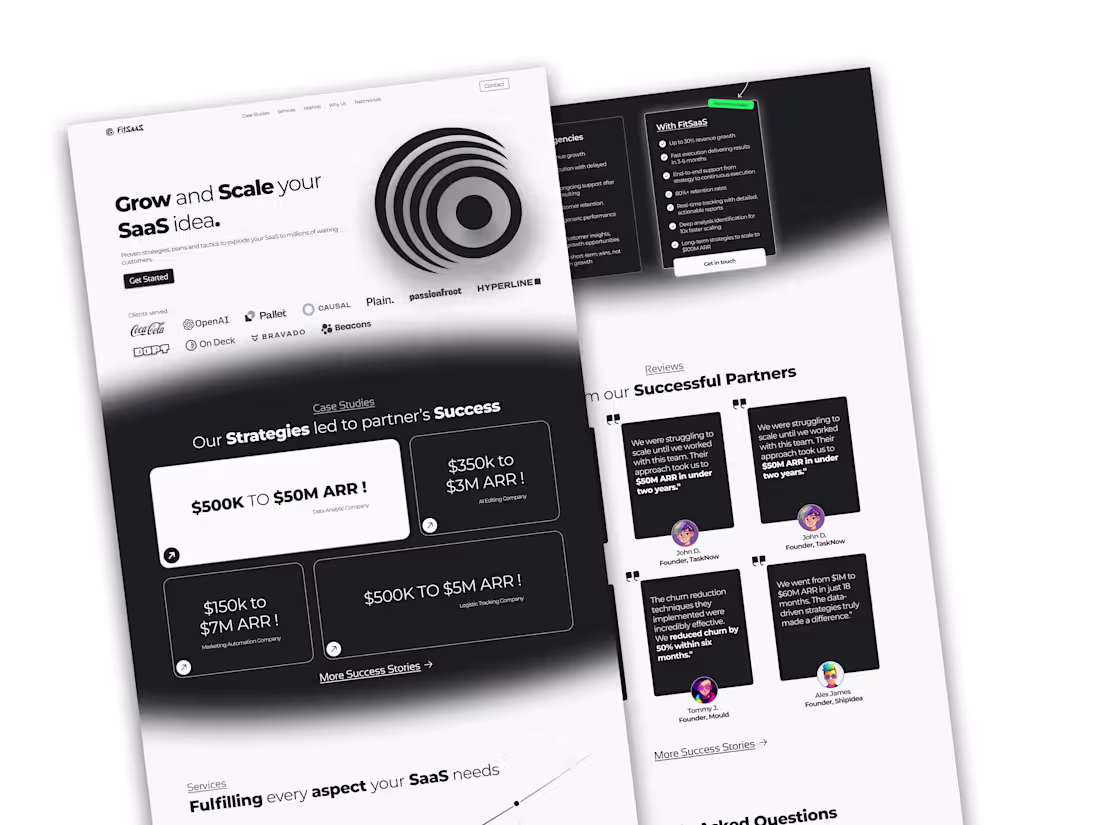 Cover image for Agency Landing Page