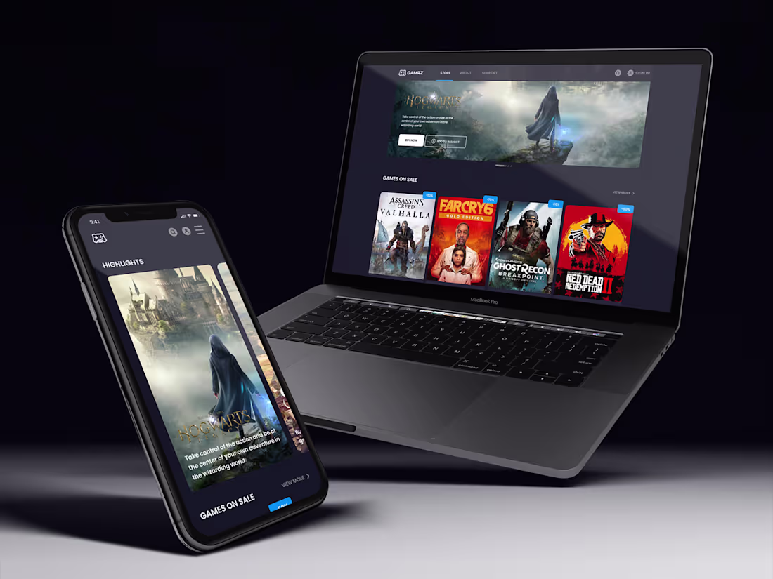 Cover image for Web Design - GAMRZ