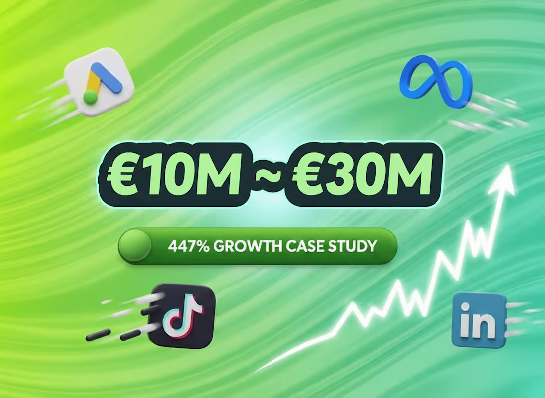 Cover image for Growth-focused performance leader. +447% revenue growth thro...