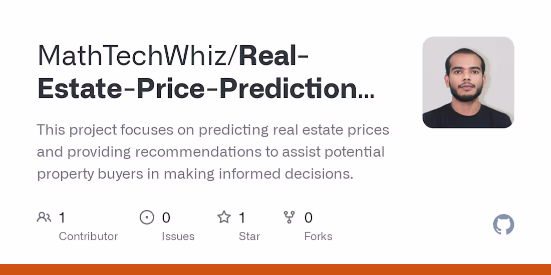 Cover image for Real Estate Price Prediction and Recommendation System