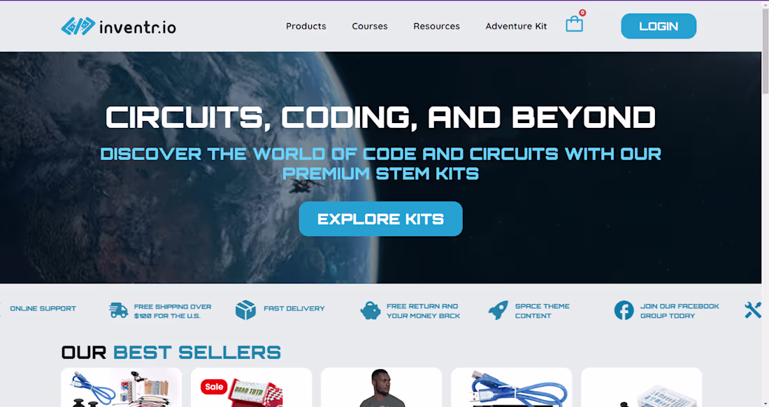 Cover image for Inventr.io Website Development