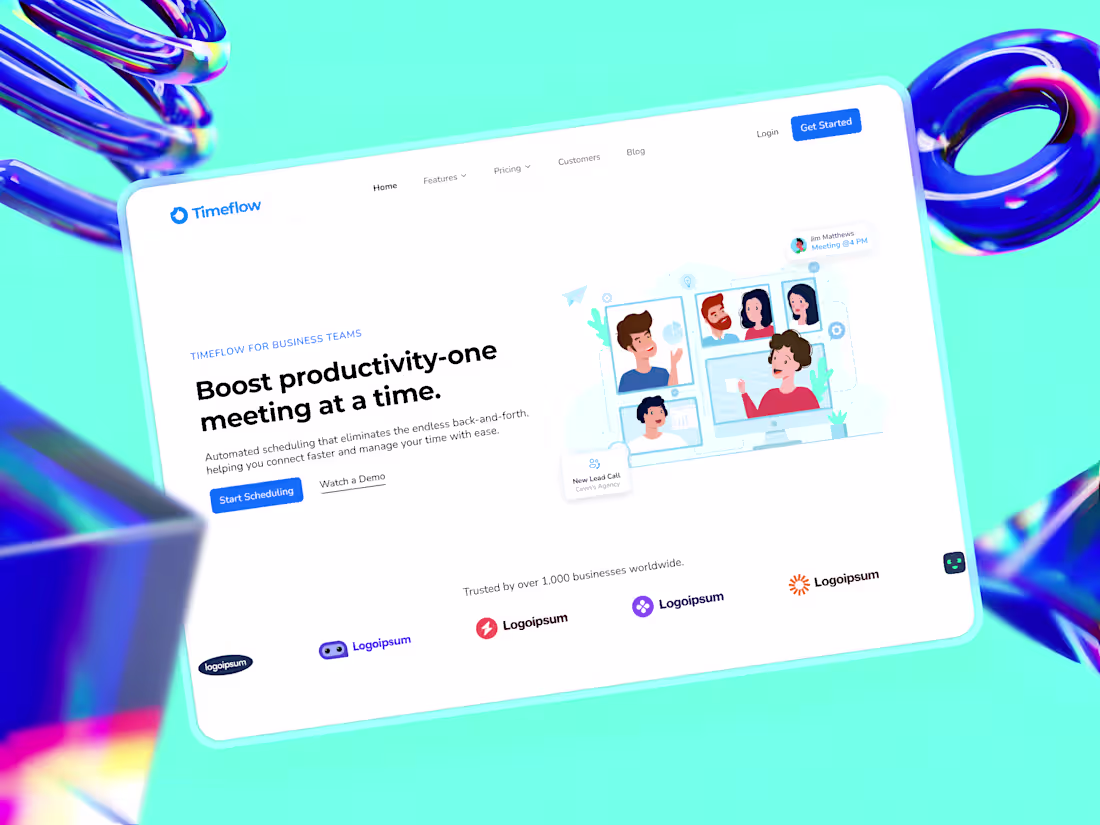 Cover image for I will design a modern Landing Page for your website