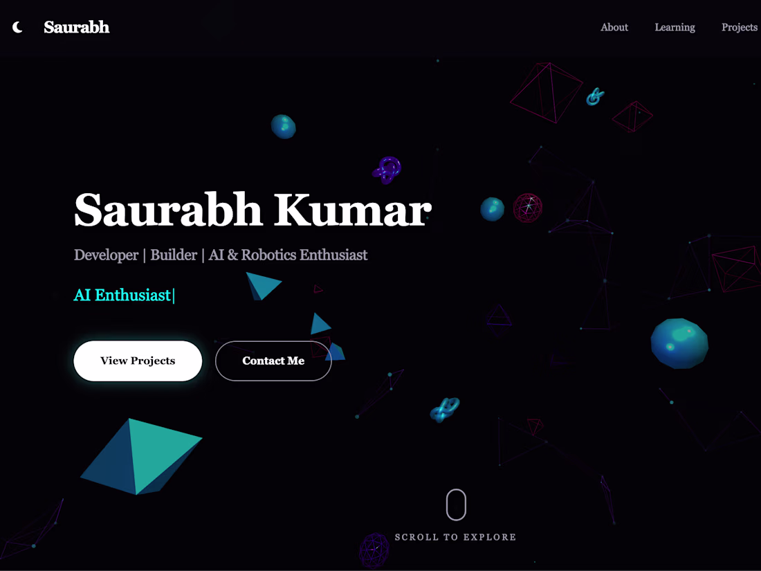 Cover image for Personal portifolio !!