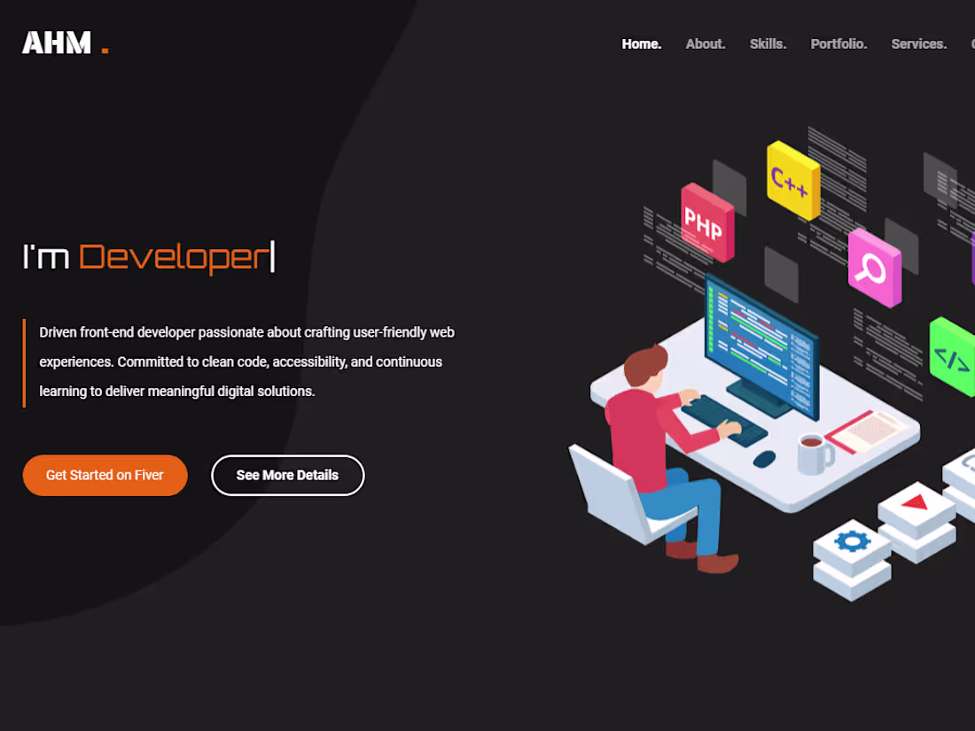 Cover image for Ahmad -Portfolio