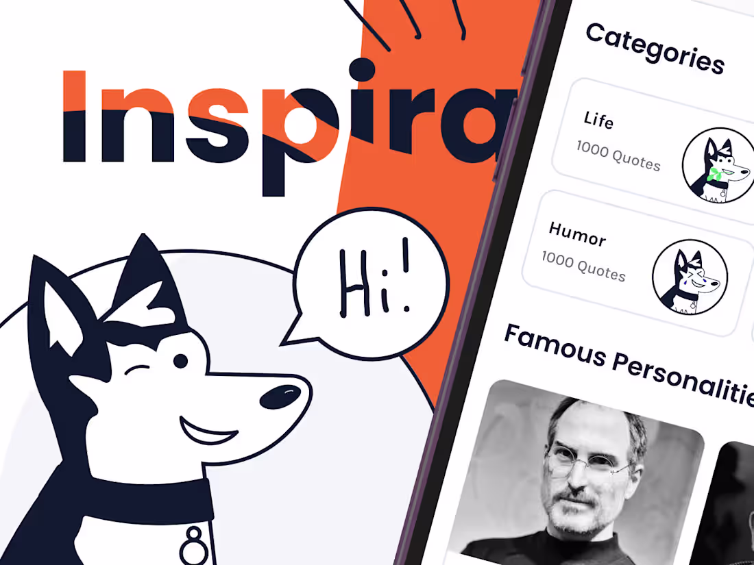 Cover image for Motivational app design