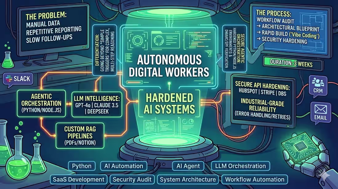 Cover image for AI Automation & Agentic Workflow Systems for Operations