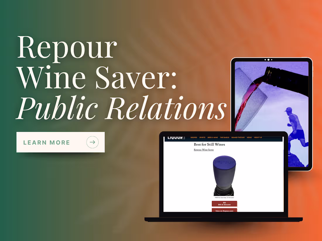 Cover image for Repour Wine Saver Public Relations