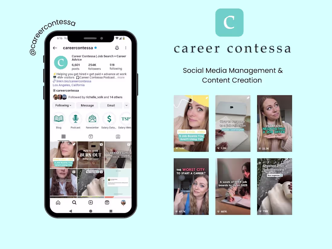 Cover image for Social Content Lead - Career Contessa 