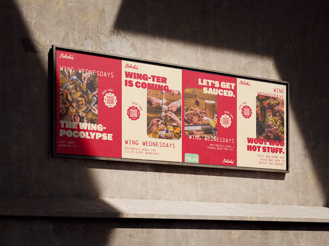 Cover image for Wing Wednesdays Belushi's Rollout